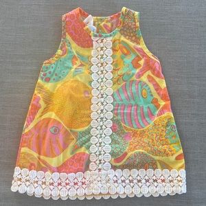 Girls Peaches & Cream Summer Dress